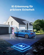 ANNKE H500 3K PoE Überwachungskamera Set Aussen, 8X 3K PoE Kamera mit Mic, 8CH H.265+ 2TB HDD NVR für 24/7 Videoüberwachung, KI Personen-/Fahrzeugerkennung, IP67 Wasserfest, Farbige Nachtsicht