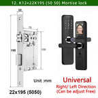 Serrure connectée intelligente WiFi – Reconnaissance faciale 3D, empreinte