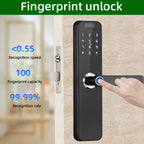 Serrure connectée intelligente WiFi – Reconnaissance faciale 3D, empreinte