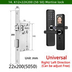 Serrure connectée intelligente WiFi – Reconnaissance faciale 3D, empreinte