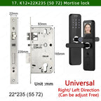 Serrure connectée intelligente WiFi – Reconnaissance faciale 3D, empreinte