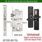 Serrure connectée intelligente WiFi – Reconnaissance faciale 3D, empreinte