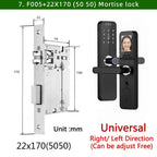 Serrure connectée intelligente WiFi – Reconnaissance faciale 3D, empreinte