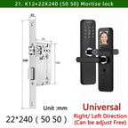 Serrure connectée intelligente WiFi – Reconnaissance faciale 3D, empreinte