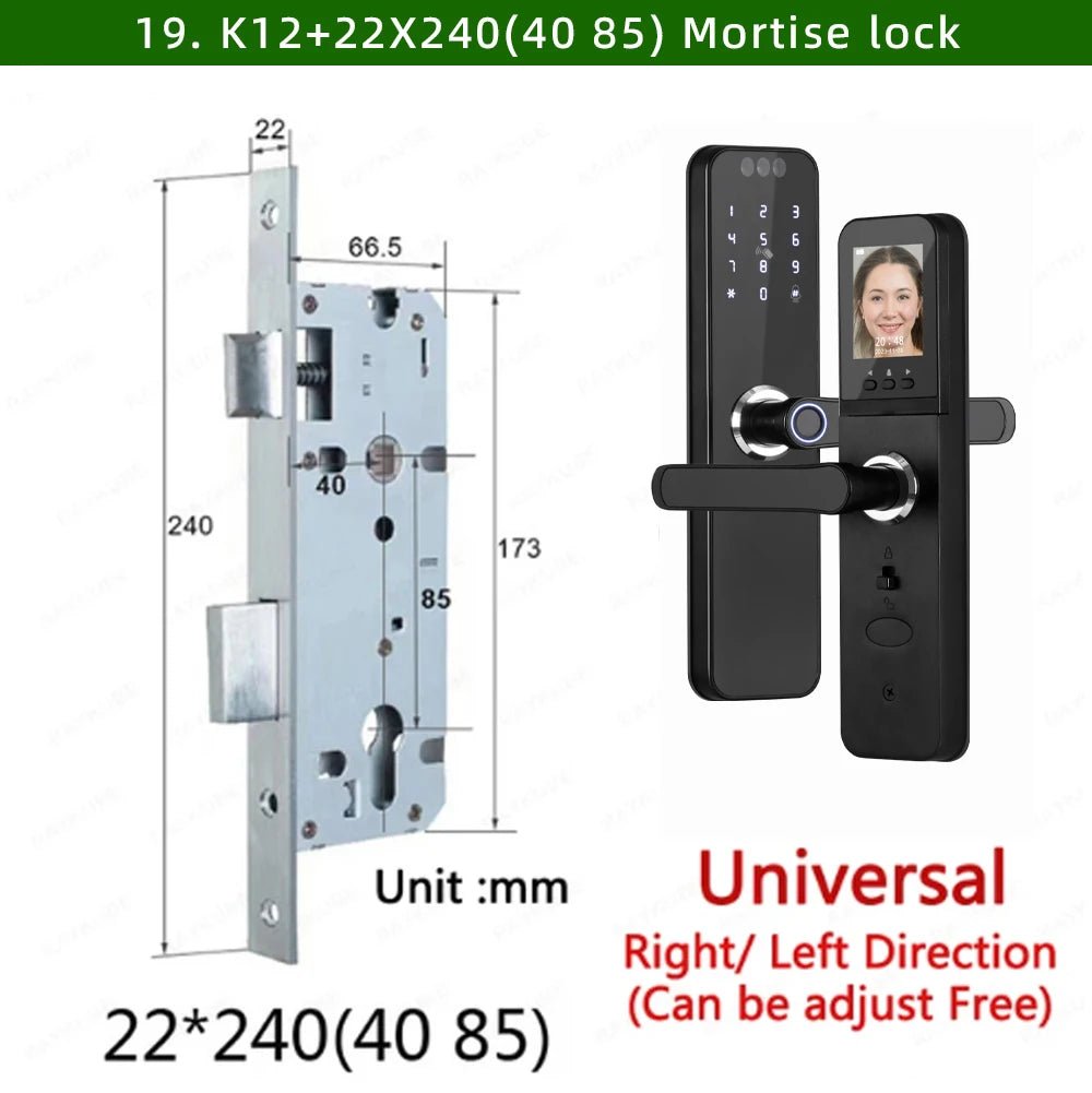 Serrure connectée intelligente WiFi – Reconnaissance faciale 3D, empreinte - Serrures connectée, intelligentes et sécurisées, iSmartLock.fr