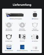 Système de Vidéosurveillance PoE 3K Super HD avec Caméras IP Étanches - Serrures connectée, intelligentes et sécurisées, iSmartLock.fr