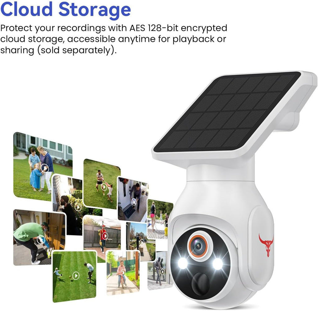 Caméra de Surveillance Wi - Fi 1080p avec Panneau Solaire – Blazique - Serrures connectée, intelligentes et sécurisées, iSmartLock.fr