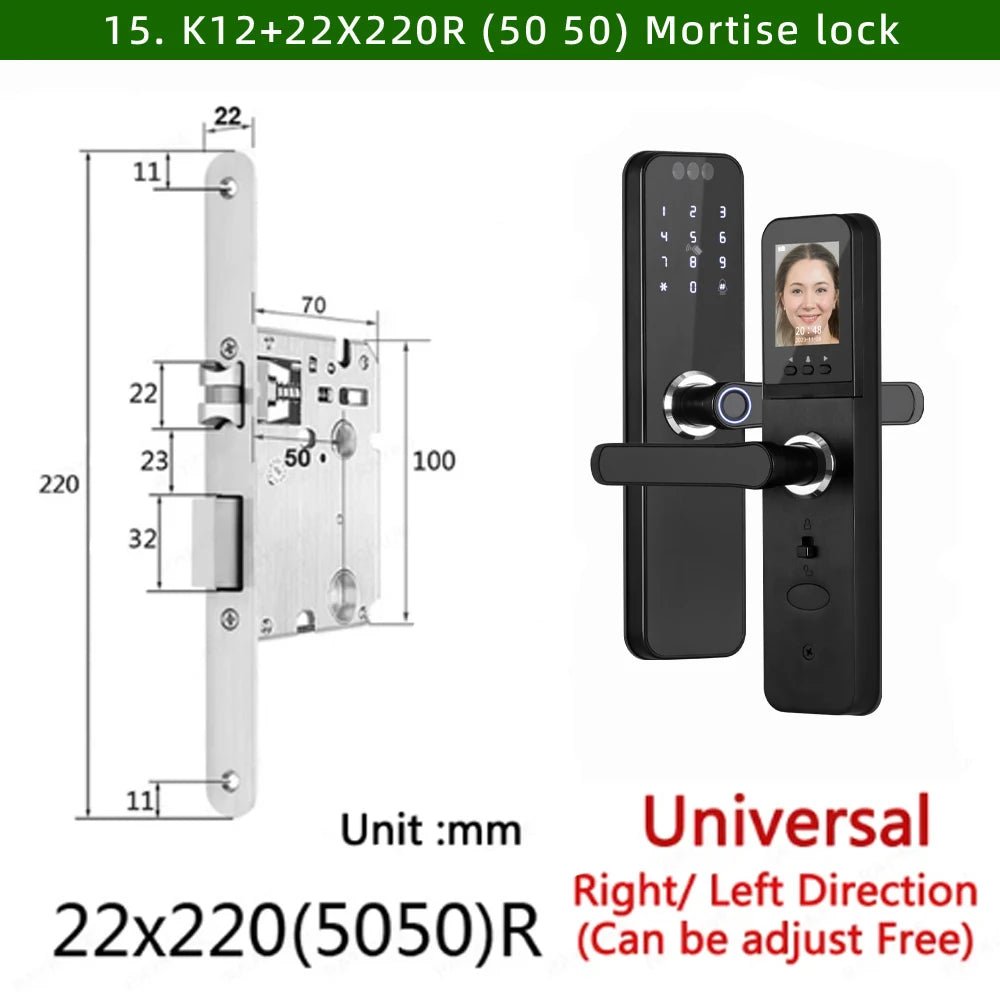 Serrure connectée intelligente WiFi – Reconnaissance faciale 3D, empreinte - Serrures connectée, intelligentes et sécurisées, iSmartLock.fr