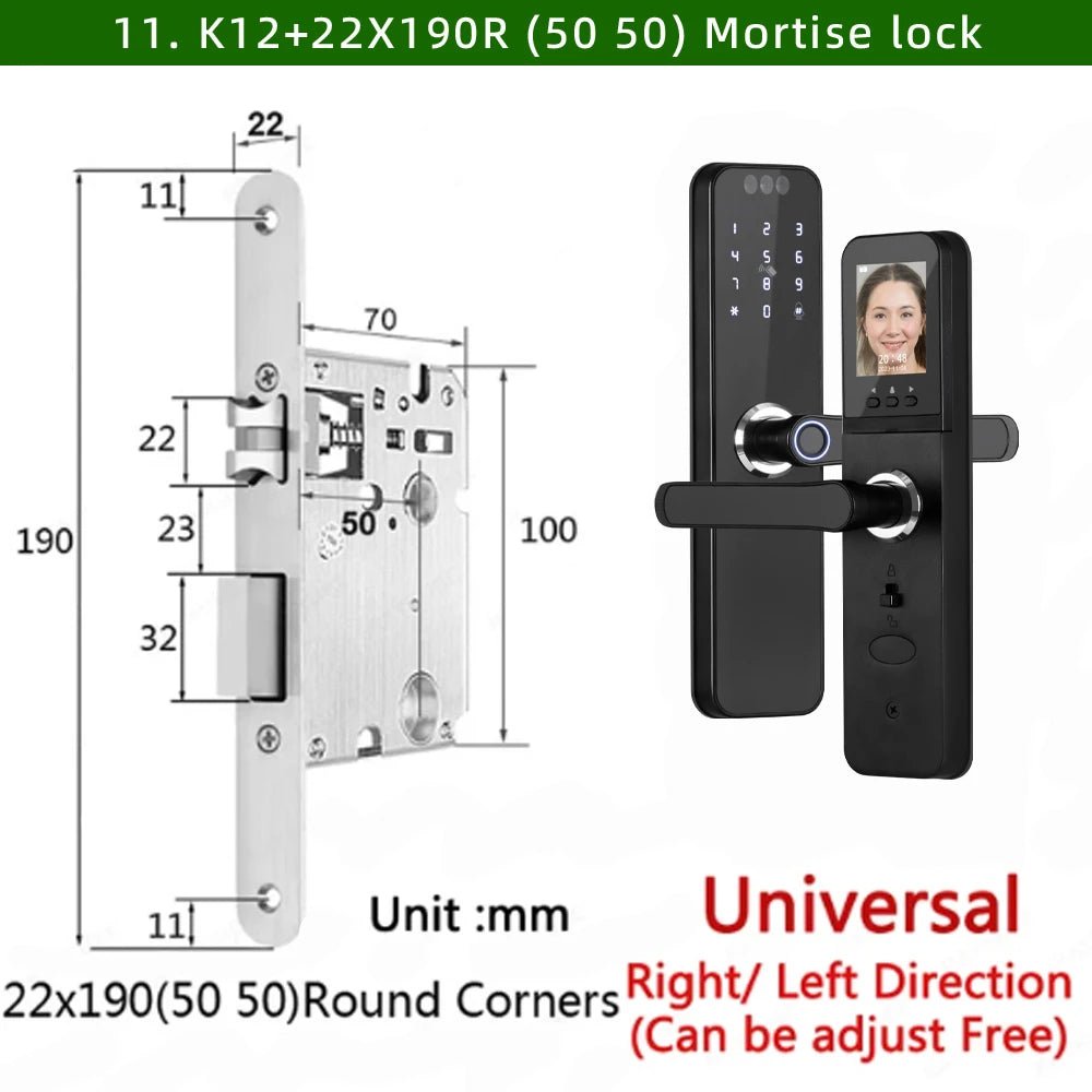 Serrure connectée intelligente WiFi – Reconnaissance faciale 3D, empreinte - Serrures connectée, intelligentes et sécurisées, iSmartLock.fr