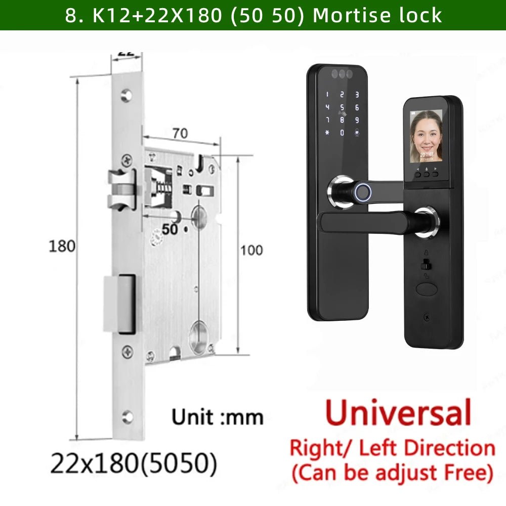 Serrure connectée intelligente WiFi – Reconnaissance faciale 3D, empreinte - Serrures connectée, intelligentes et sécurisées, iSmartLock.fr