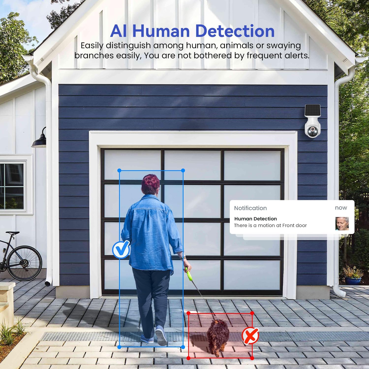 Caméra de Surveillance Wi - Fi 1080p avec Panneau Solaire – Blazique - Serrures connectée, intelligentes et sécurisées, iSmartLock.fr