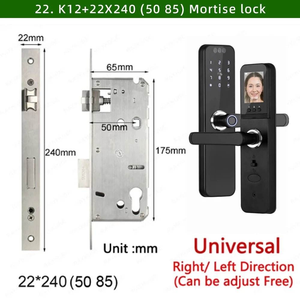 Serrure connectée intelligente WiFi – Reconnaissance faciale 3D, empreinte - Serrures connectée, intelligentes et sécurisées, iSmartLock.fr