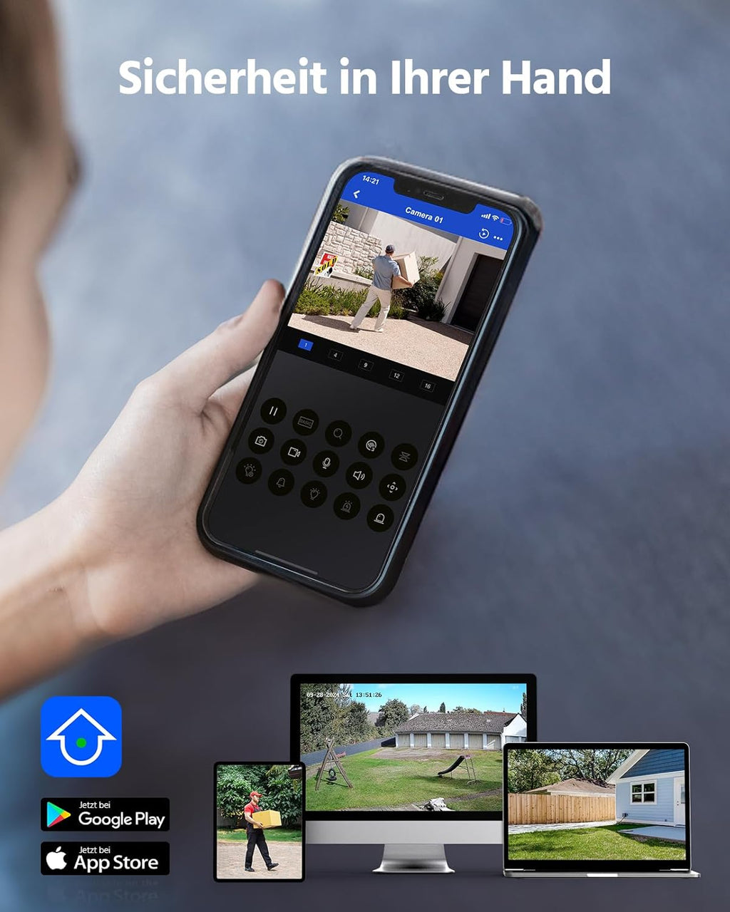 Système de Vidéosurveillance PoE 3K Super HD avec Caméras IP Étanches - Serrures connectée, intelligentes et sécurisées, iSmartLock.fr