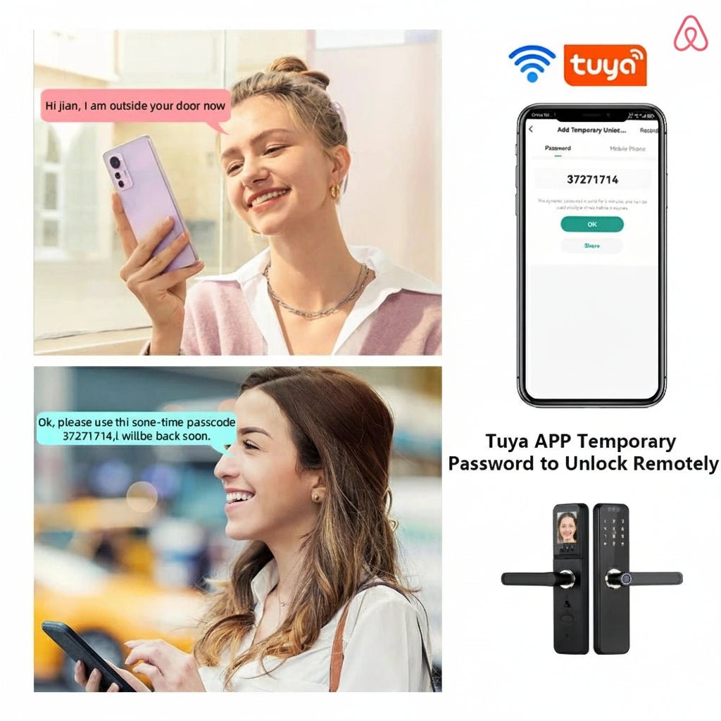 Serrure connectée intelligente WiFi – Reconnaissance faciale 3D, empreinte - Serrures connectée, intelligentes et sécurisées, iSmartLock.fr