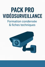 Pack Pro Vidéo surveillance Guide + Fiches techniques - Serrures connectée, intelligentes et sécurisées, iSmartLock.fr