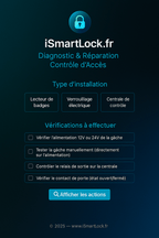 iSmartLock Diagnostic Contrôle d’Accès - Serrures connectée, intelligentes et sécurisées, iSmartLock.fr