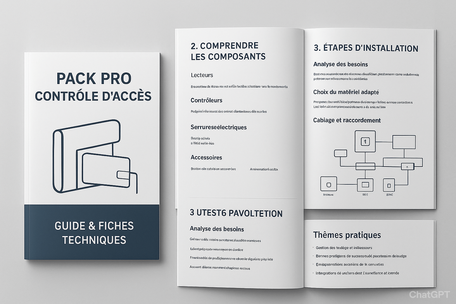 Pack Pro Contrôle d’accès Guide + Fiches techniques - Serrures connectée, intelligentes et sécurisées, iSmartLock.fr