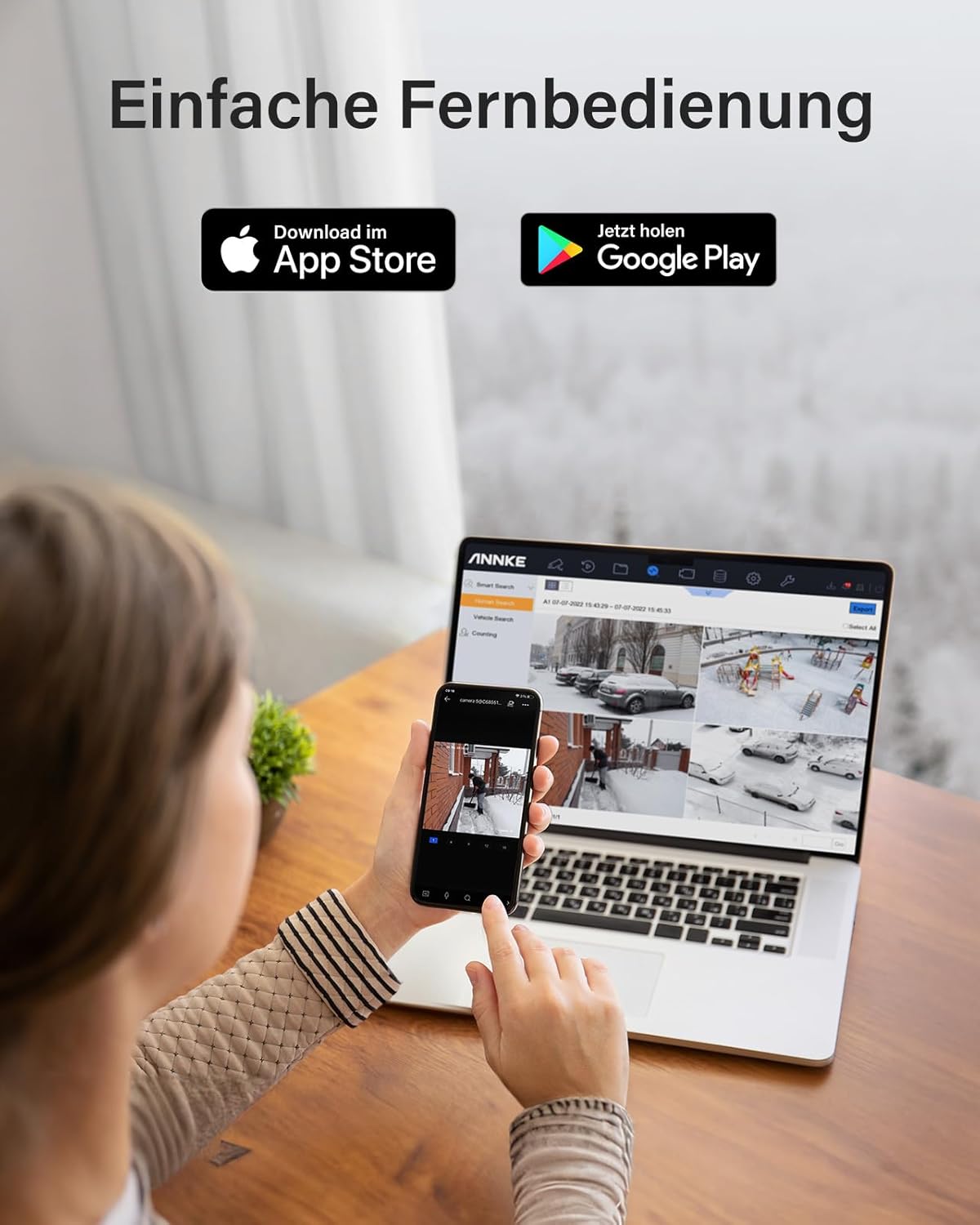 Système de Vidéosurveillance ANNKE 5MP 8 Canaux – Vision Nocturne 30M, Détection IA - Serrures connectée, intelligentes et sécurisées, iSmartLock.fr