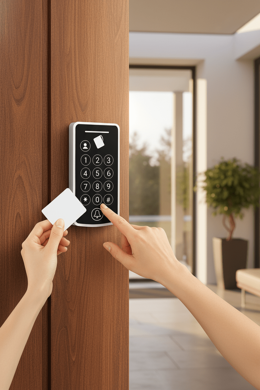 Kit de Contrôle d’Accès RFID – Clavier avec Alimentation 12V, Serrure Électrique - Serrures connectée, intelligentes et sécurisées, iSmartLock.fr